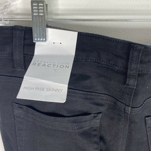 Kenneth Cole Reaction NEW Black Jeans High Rise  8 - Picture 7 of 11